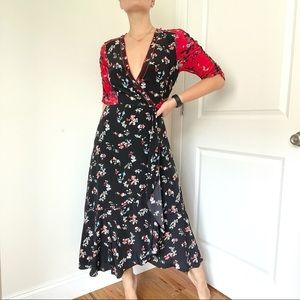 Tanya Taylor Silk Printed Dress